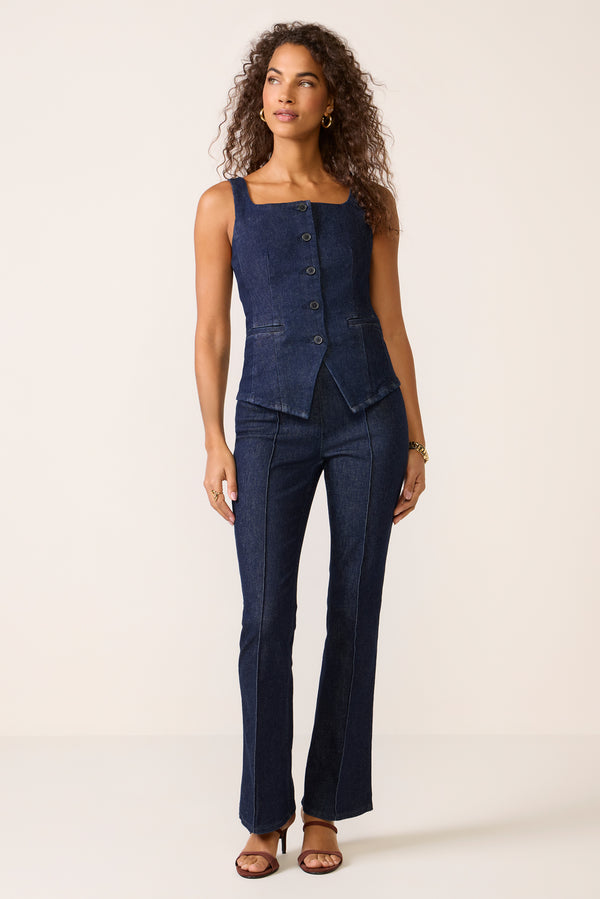 everve Denim Vest Rawindigo