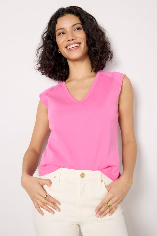 everve Dessa Muscle Tee Brightpink