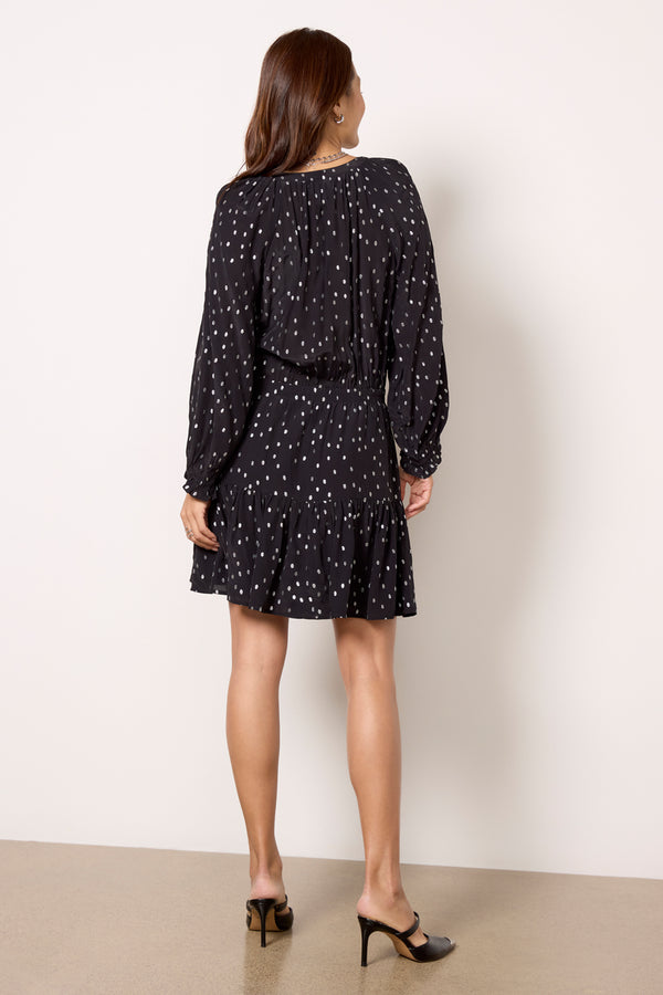 Everve Dina Dress Black/Silver