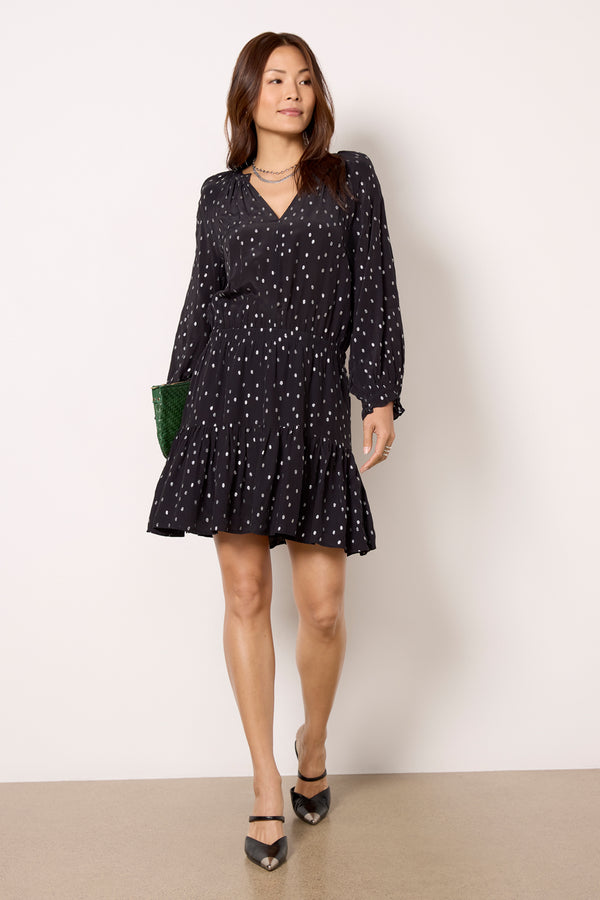 everve Dina Dress Black/Silver