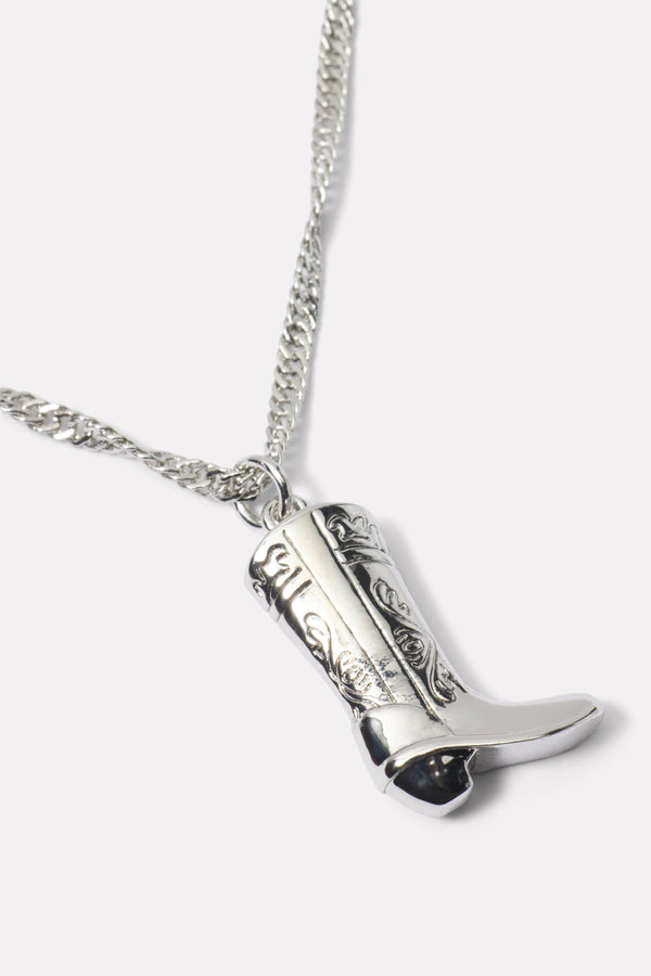 Everve Dolly Cowboy Necklace Silver
