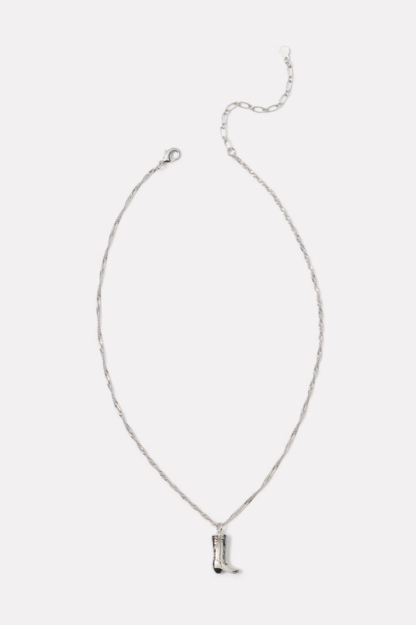 everve Dolly Cowboy Necklace Silver