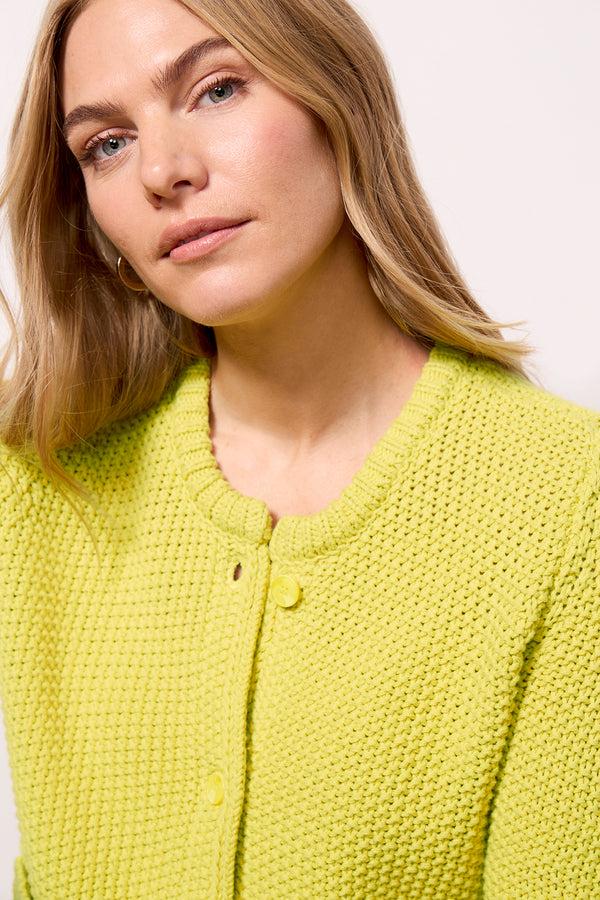 Everve DRE CARDIGAN Chartruese