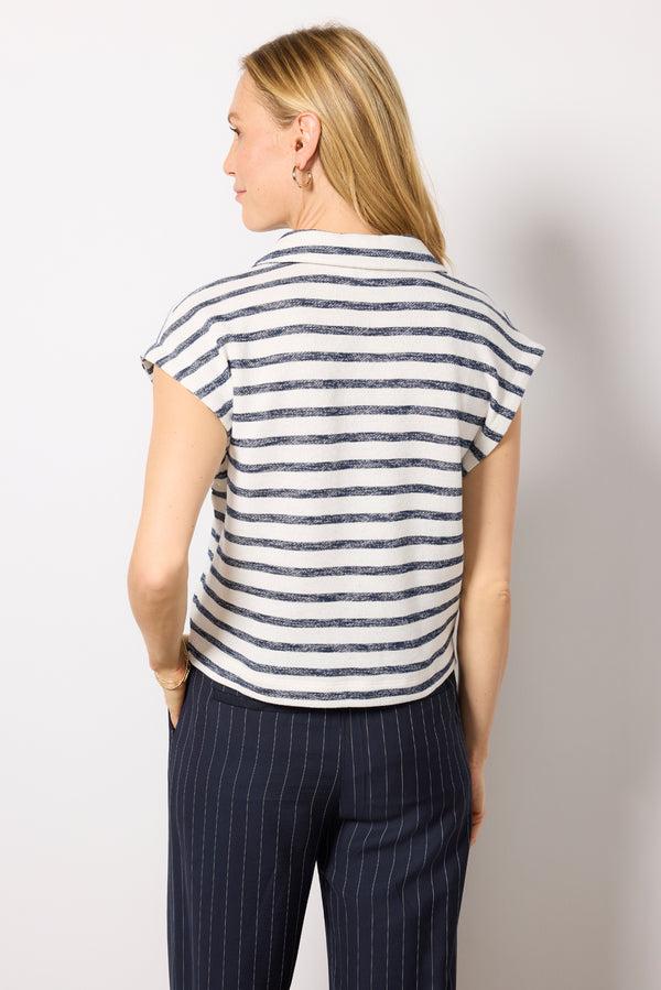 Everve Dylan Polo Sweatshirt Blue/White