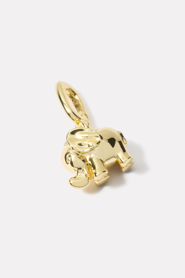 everve Elephant Parker Charm Gold