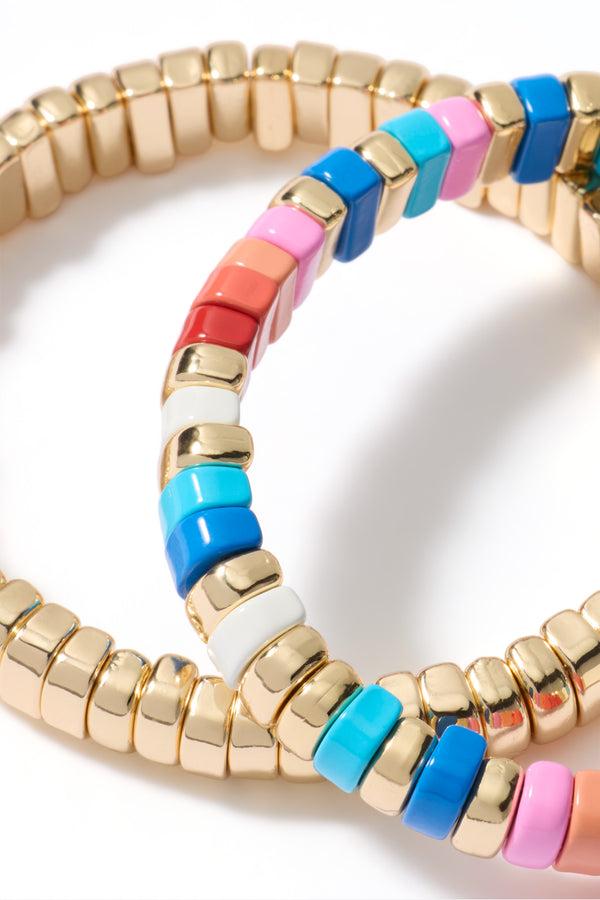 Everve Elise Enamel Bracelet Pack Multi