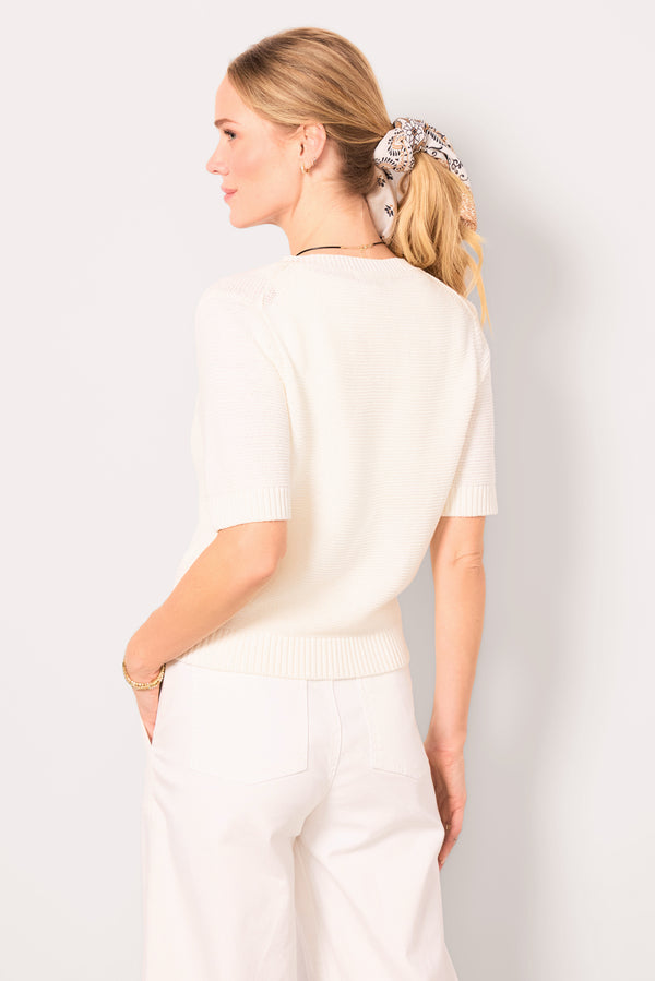 Everve Elle Cardigan Offwhite