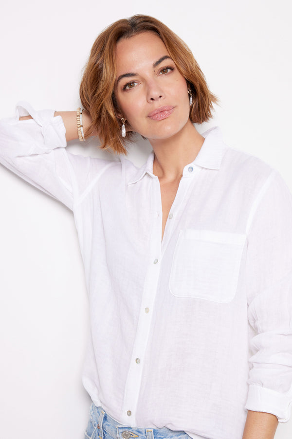 Everve Ellis Button Down Brightwhite