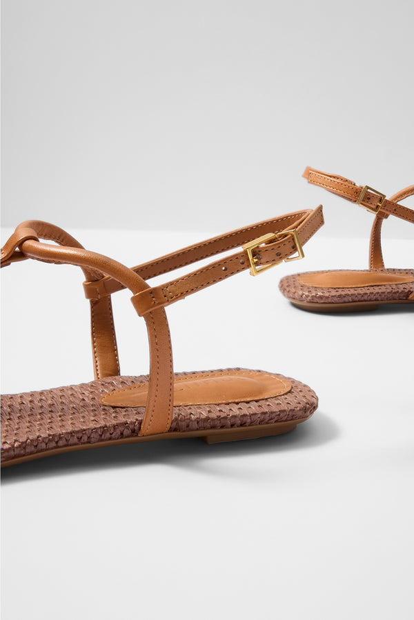 Everve Elsha Sandal Cuoiobrown