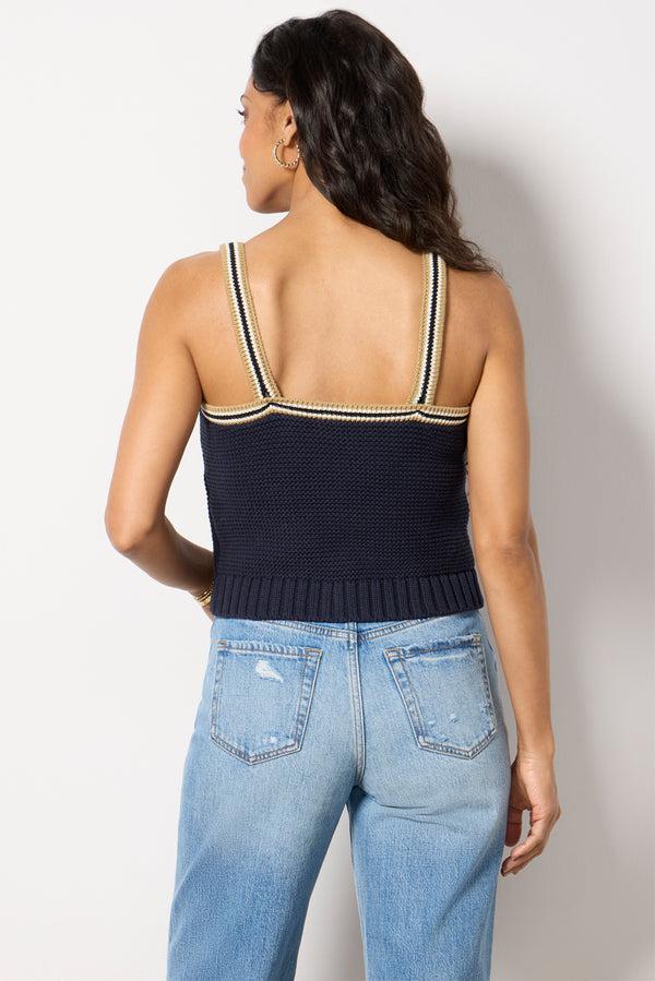 Everve Emerson Cotton Cami Darknavycombo