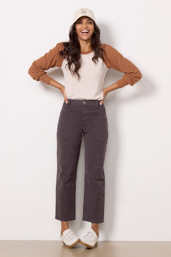 everve Emerson Pant Charcoal