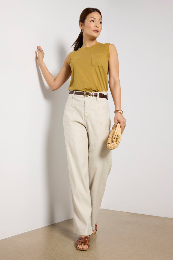 Everve Emery Pocket Tank Olive