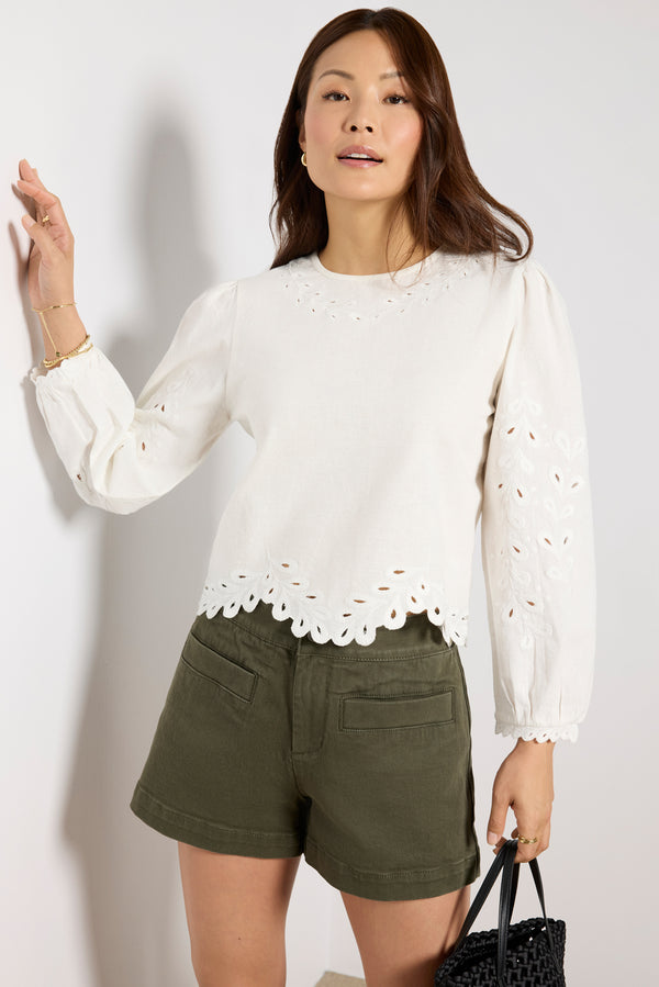everve Emilia Top White