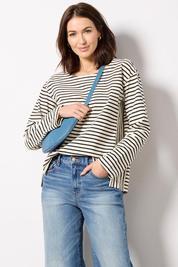 everve Emily Shirt Natural/Black