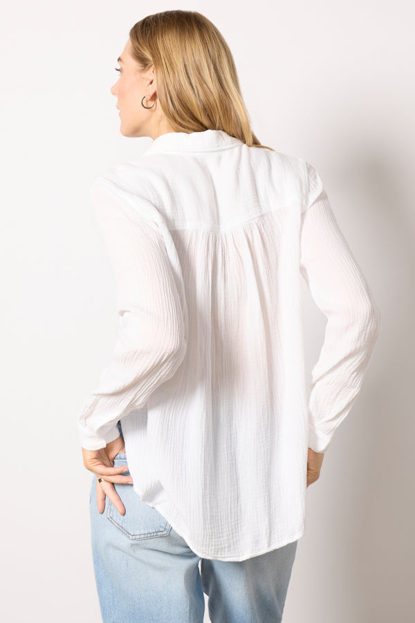 Everve Essential Gauze Shirt White