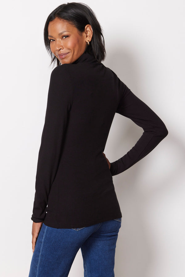 Everve Essential Turtleneck Black