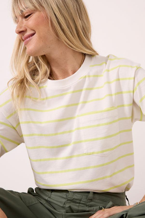 Everve Ever Perfect Long Sleeve Citronstripe