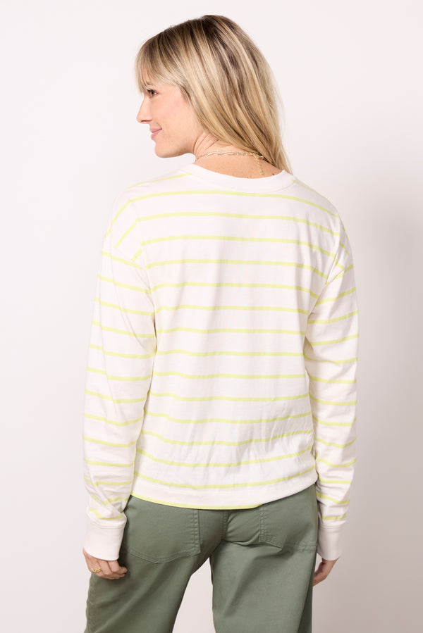 Everve Ever Perfect Long Sleeve Citronstripe