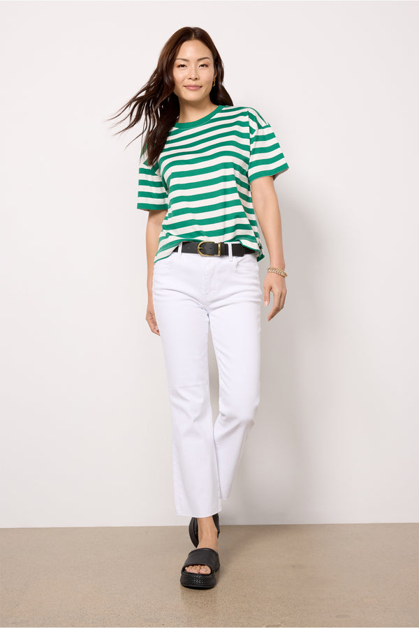 everve Ever Perfect Tee Greenstripe
