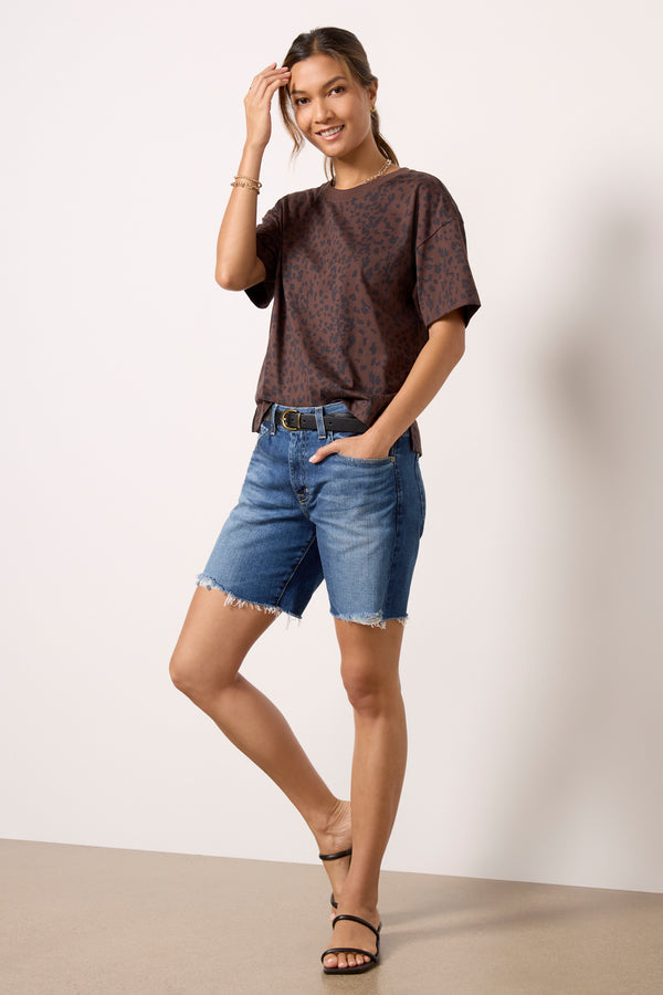 Everve Ever Perfect Tee Leopard