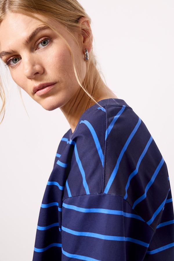 Everve Ever Perfect Tee Peacot/Dazzlingblue