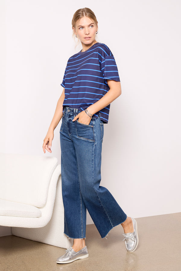 Everve Ever Perfect Tee Peacot/Dazzlingblue