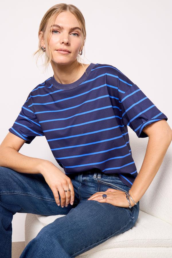 everve Ever Perfect Tee Peacot/Dazzlingblue