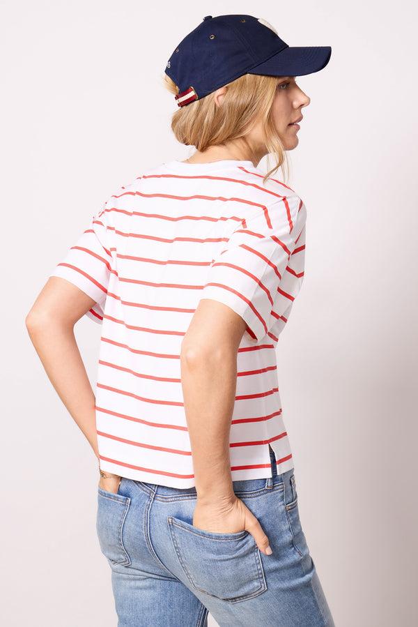 Everve Ever Perfect Tee Red/White