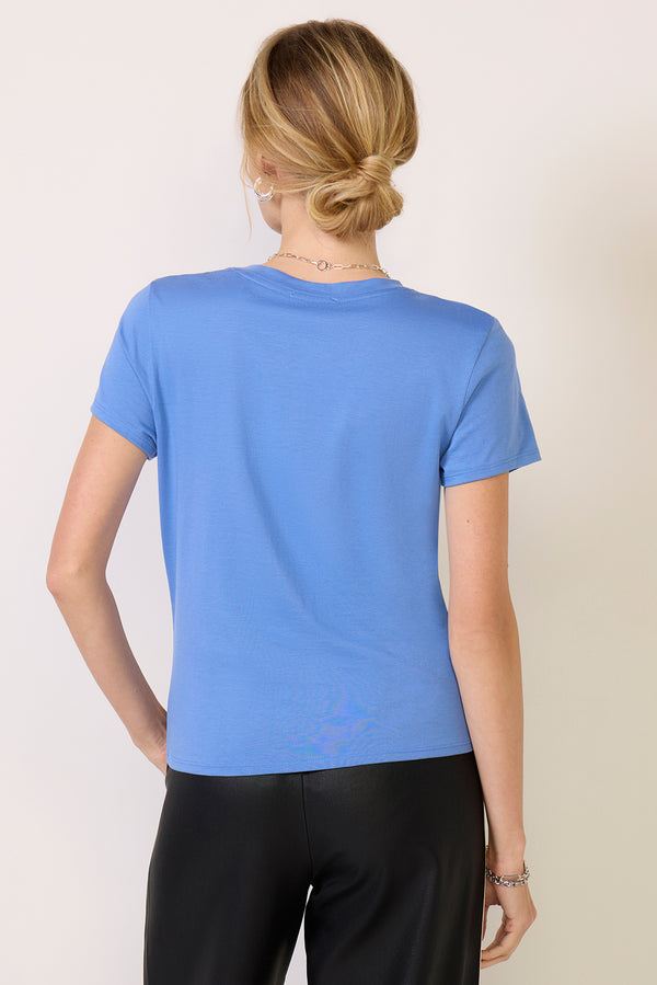 Everve Ever Slim Tee Frenchblue