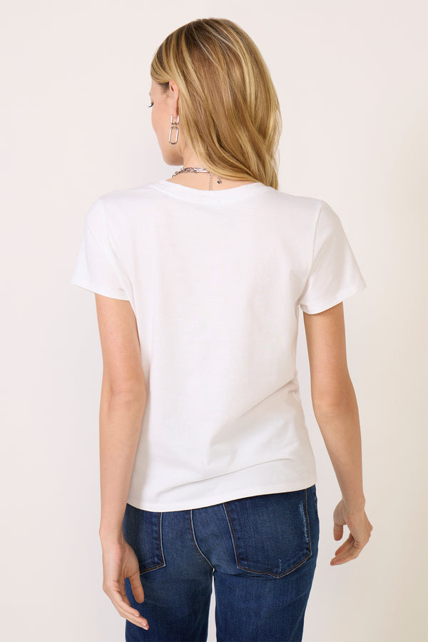 Everve Ever Slim Tee White