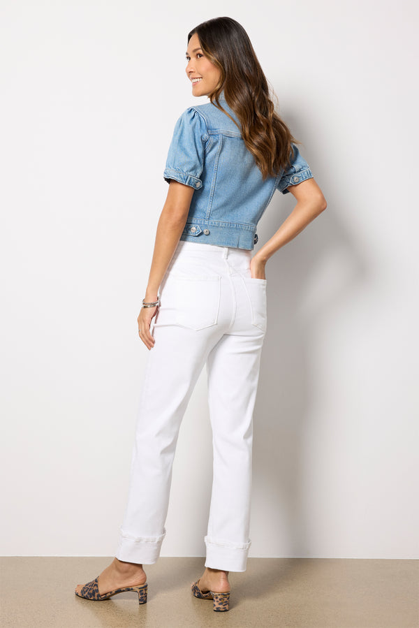 Everve Ever Straight W Cuff White