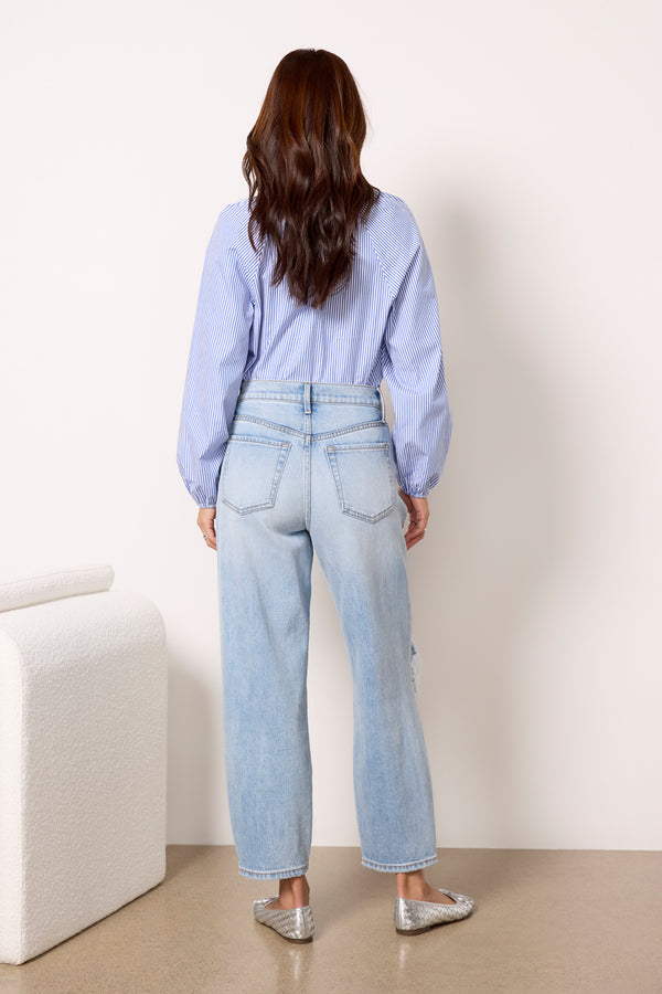 Everve Ever Vintage Barrel W Destroy Lightbluewash