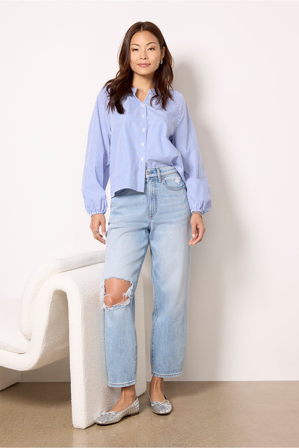 everve Ever Vintage Barrel w Destroy Lightbluewash