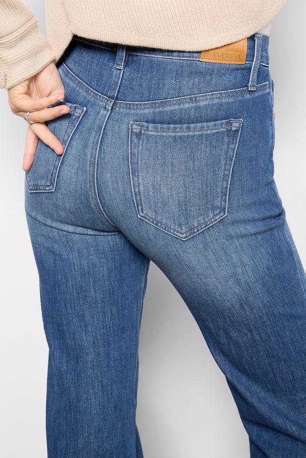 Everve Ever Vintage Wide Leg Jean Medbluewash