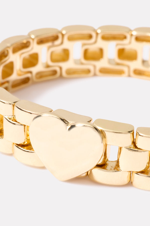 everve Ezra Heart Watchband Gold