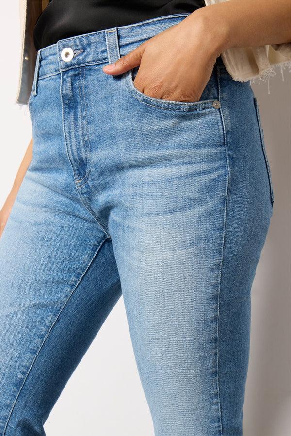 Everve Farrah Crop Boot Iris