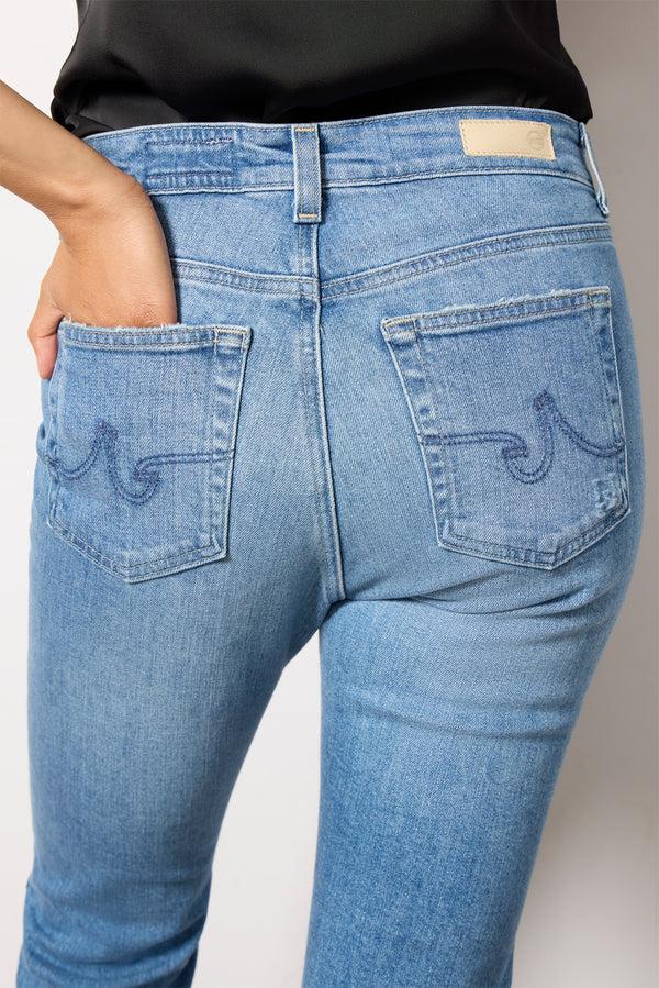 Everve Farrah Crop Boot Iris