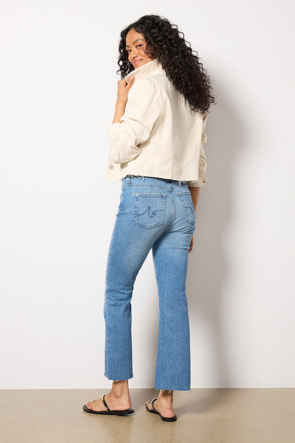 Everve Farrah Crop Boot Iris