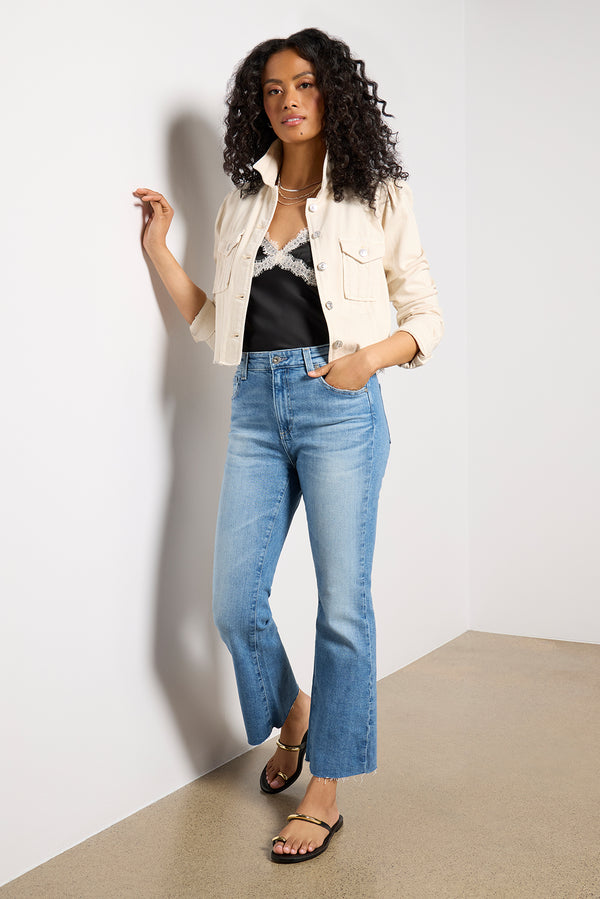 everve Farrah Crop Boot Iris