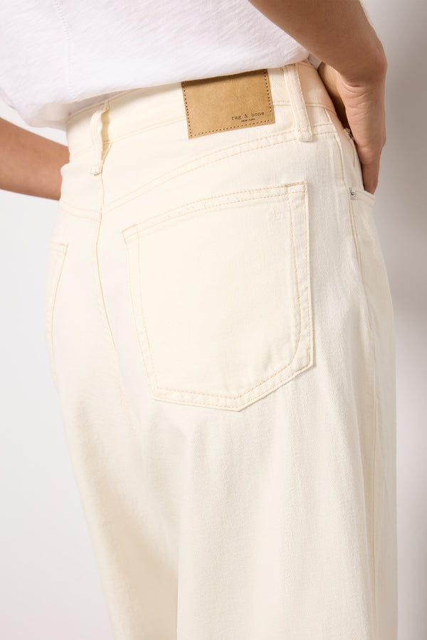 Everve Featherweight Andi Wide Leg Ecru