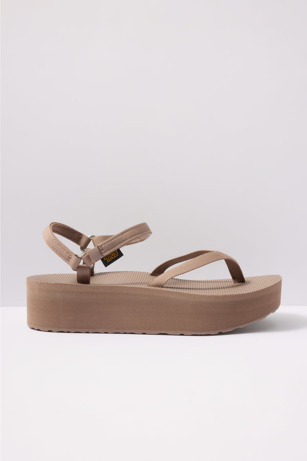 Everve FLATFORM SANDAL SLIM Caribou