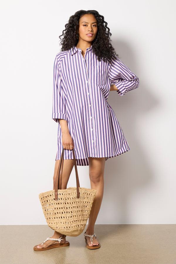 everve Flora Dress Bluerose