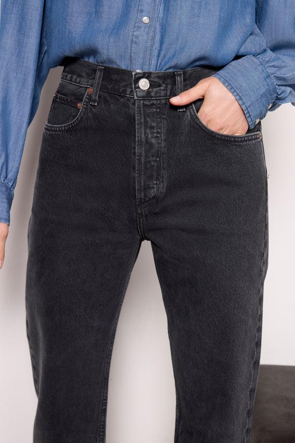 Everve Fran Cuffed Straight Blacktea