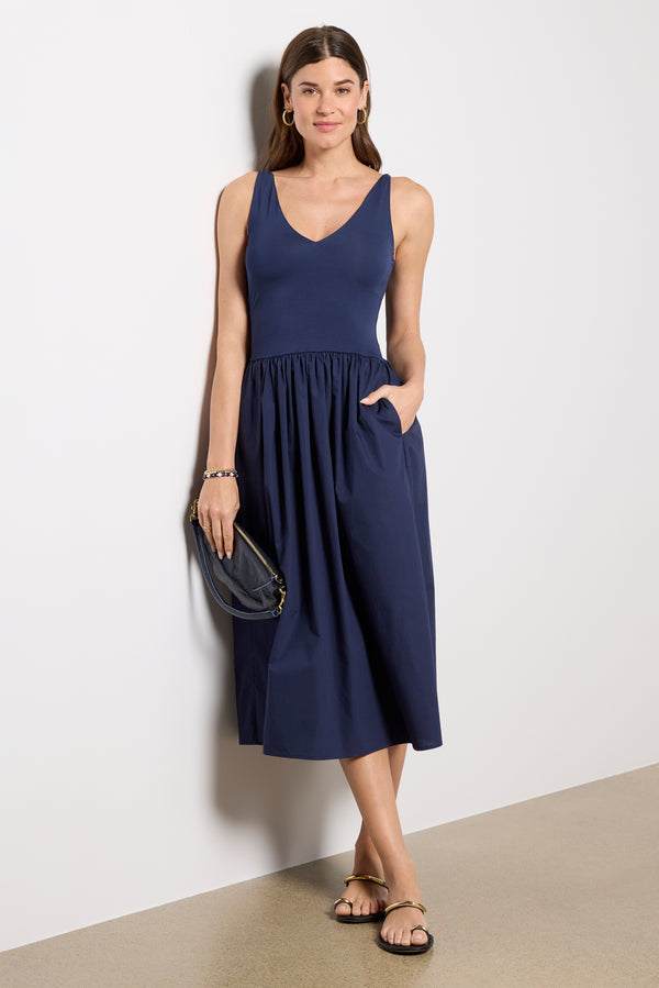 everve Franca Dress Navy