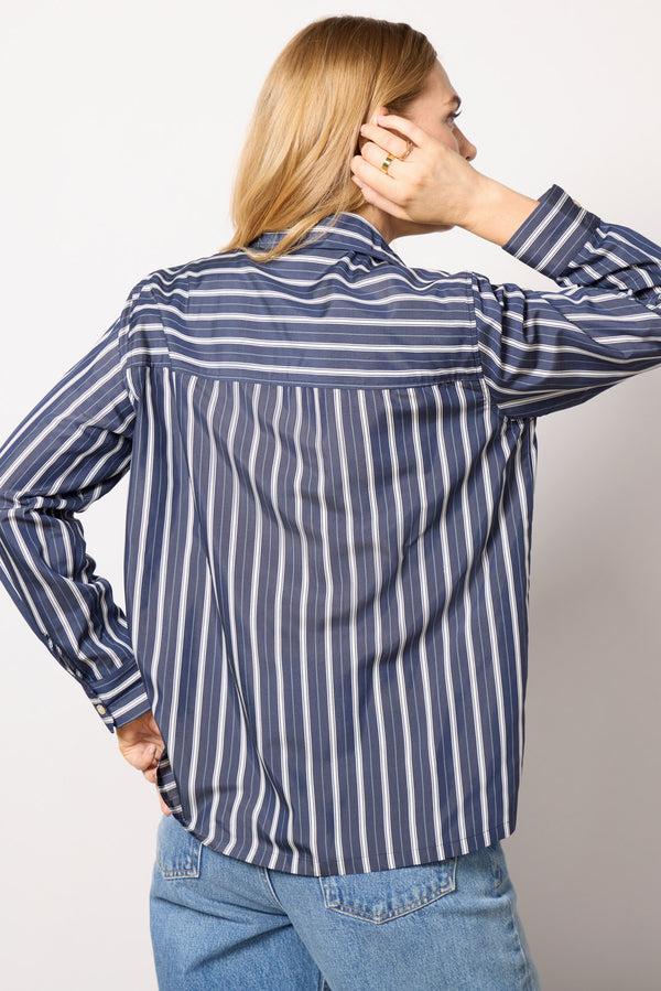 Everve Frankie Striped Shirt Navalacademy