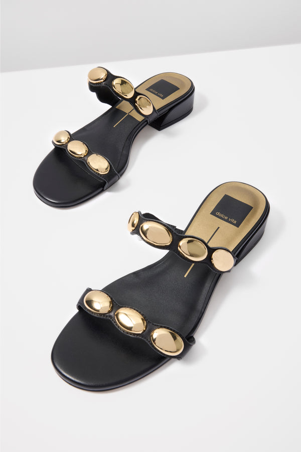 Everve Fresco Heeled Sandal Black