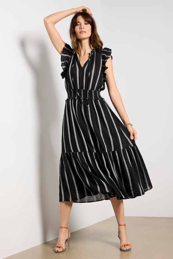 everve Garden Dress Ashlenostripe