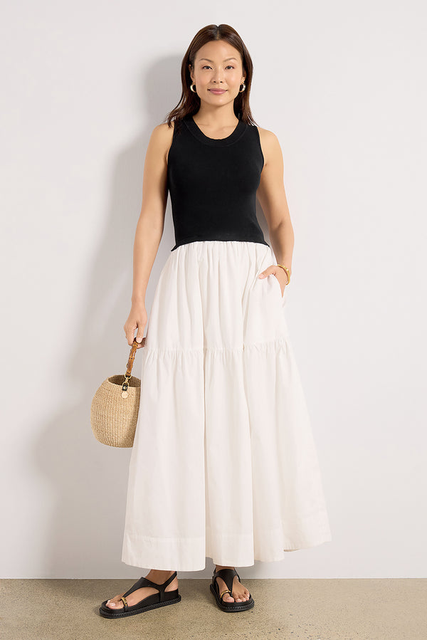 Everve Gia Dress Black/White