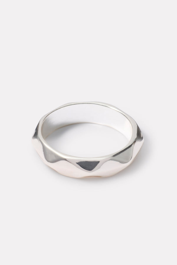 Everve Gibson Geo Ring Silver
