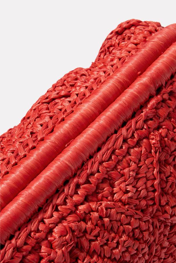 Everve Gigi Framed Clutch Red